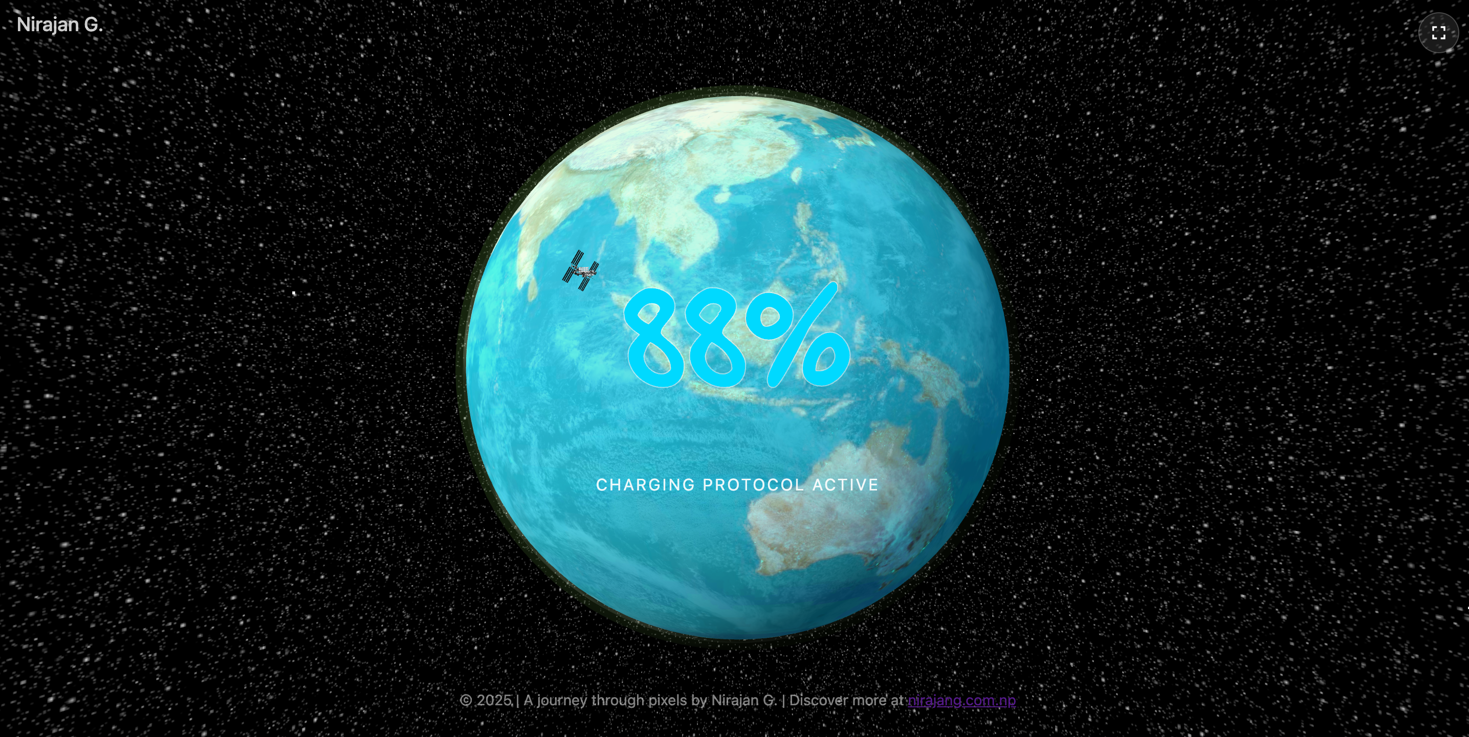 3D Earth Battery Visualizer Thumbnail
